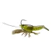 Livetarget Jemná nástraha Live Craw Chartreuse Černá 7,5cm 14gr Imitace raka