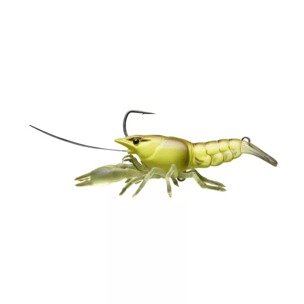 Livetarget Jemná nástraha Live Craw Chartreuse Dýně 7,5cm 14gr Imitace raka