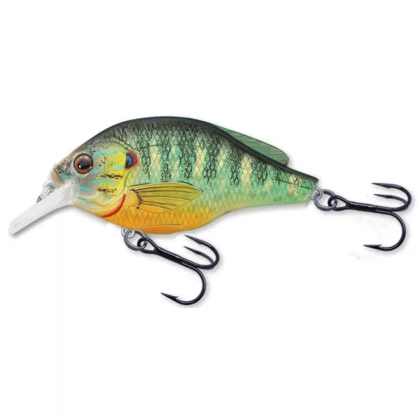 Livetarget Pumpkinseed Flat-Side Squarebill Natural Matte 6cm 7gr Plovoucí Wobler