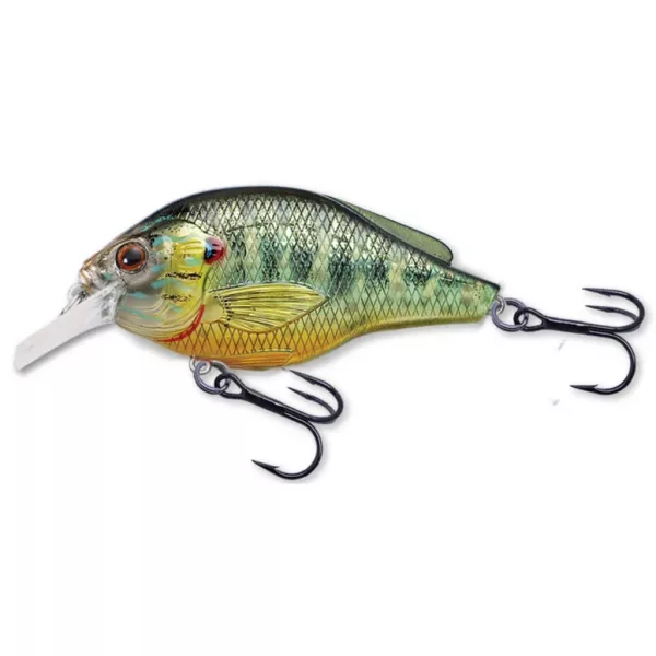 Livetarget Pumpkinseed Flat-Side Squarebill Metallic Gloss 6cm 7gr Plovoucí Wobler