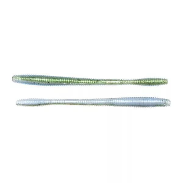 Livetarget Straight Tail Worm Green-Blue 14,0cm Imitace Červa 4ks