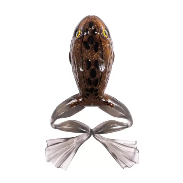 Livetarget Freestyle Frog Brown-Black 5cm Imitace žáby 4ks