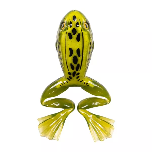 Livetarget Freestyle Frog Mechově žlutá 6cm Imitace žáby 3ks
