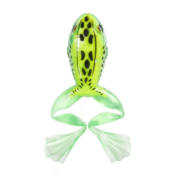 Livetarget Freestyle Frog Zeleno-bílá 7,5cm Imitace žáby 2ks