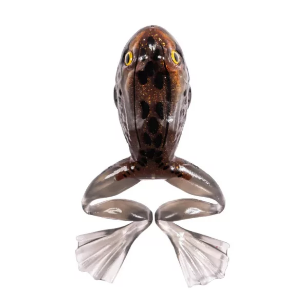 Livetarget Freestyle Frog Bronzovo-bílá 7,5cm Imitace žáby 2ks