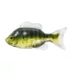 Livetarget Sunfish Unrigged Green-Cream 8,5cm Gumová slunečnice 4ks