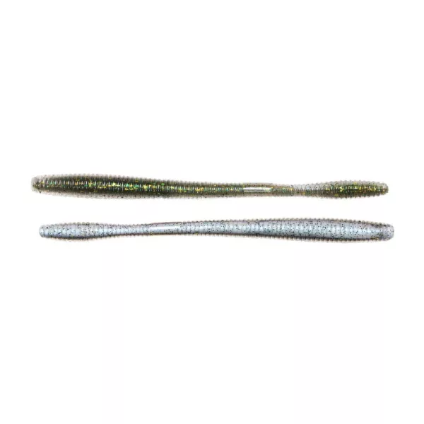 Livetarget Červ s rovným ocáskem Zeleno-perleťová 14cm Imitace červa 10ks