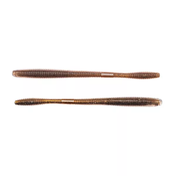 Livetarget Červ s rovným ocáskem Hnědo-černá 14cm Imitace červa 10ks