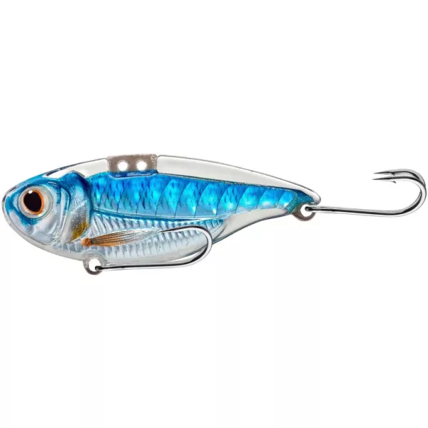 Livetarget Sonic Shad Blade Bait Stříbrno-Modrá 5,5cm 7gr Vertikální Nástraha