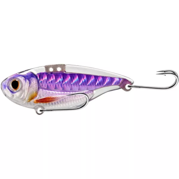 Livetarget Sonic Shad Blade Bait Fialová-Černá 5,5cm 7gr Vertikální Nástraha
