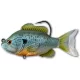 Livetarget Sunfish Swimbait Natural-Blue Pumpkinseed 11cm 25gr Slunečnice Plastová Návnada