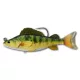 Livetarget Yellow Perch Swimbait Žluto-zelená 11,3cm 21gr Plastová nástraha