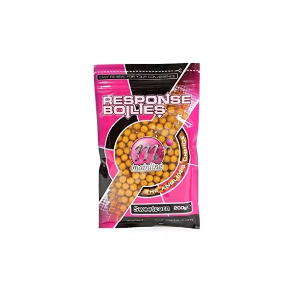 Mainline Shelf Life Boilies Sweetcorn 10 mm 200 g.r - nástrahové boilies
