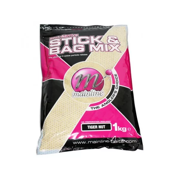 Mainline Pro Active Bag & Stick Mix Tiger Nut Základní směs 1kg