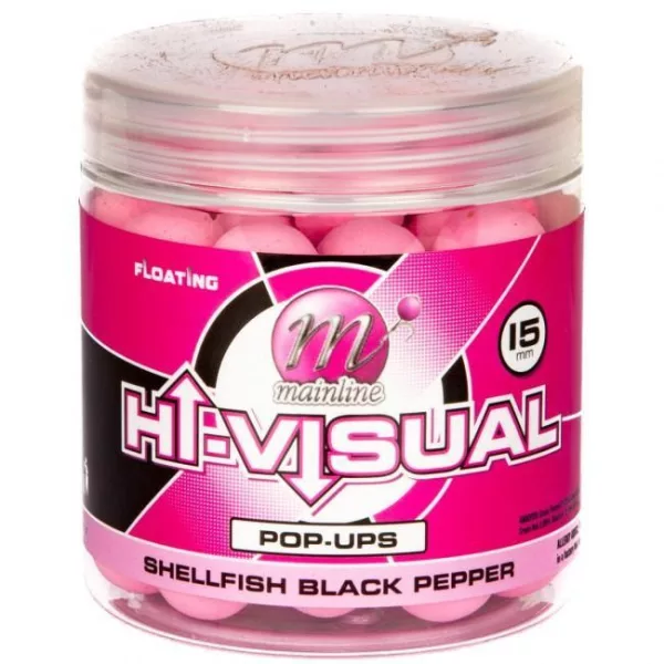 Mainline Washed Out Pink - Shellfish Black Pepper - 15mm - nástraha na háček