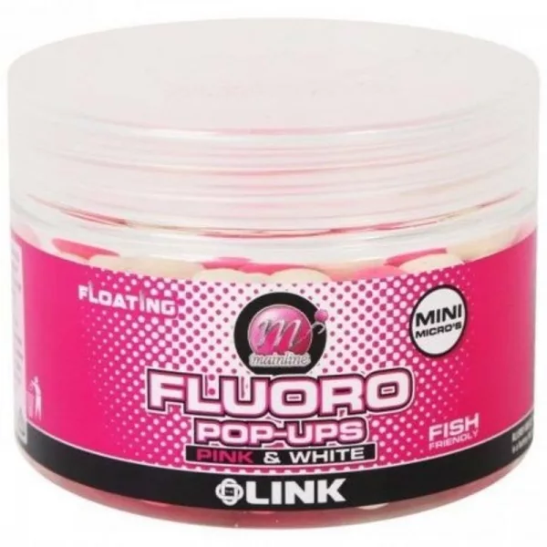 Mainline Pop-ups Mini Pink & White The LinkTM - pop up boilies