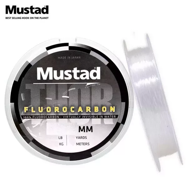 Mustad Thor FC Leader 30m 15lb Transparentní návazcový vlasec