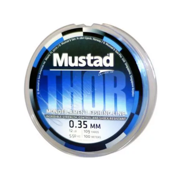 Mustad Thor Super Soft Mono 1.00mm 20m 90lb Průhledný monofilní návazec