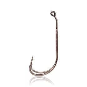   Mustad Frog Double Hook 2X Strong Black Nickel 4/1 Dvojitý háček 2ks
