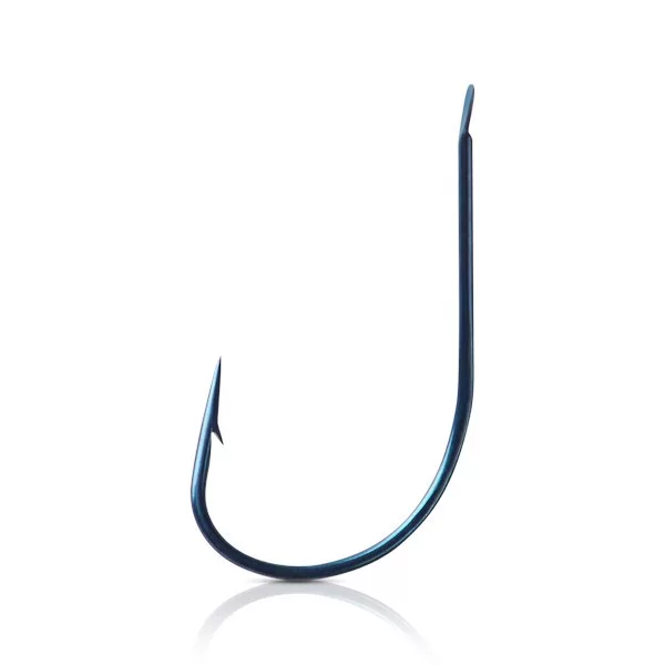 Mustad Modrý univerzální háček 8 10ks Feederový háček s lopatkou, s protihrotem