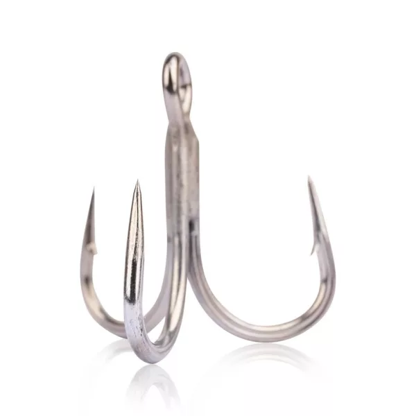 Mustad Un Inline Treble 5X Strong Titan Steel 8/0 trojháček 2ks