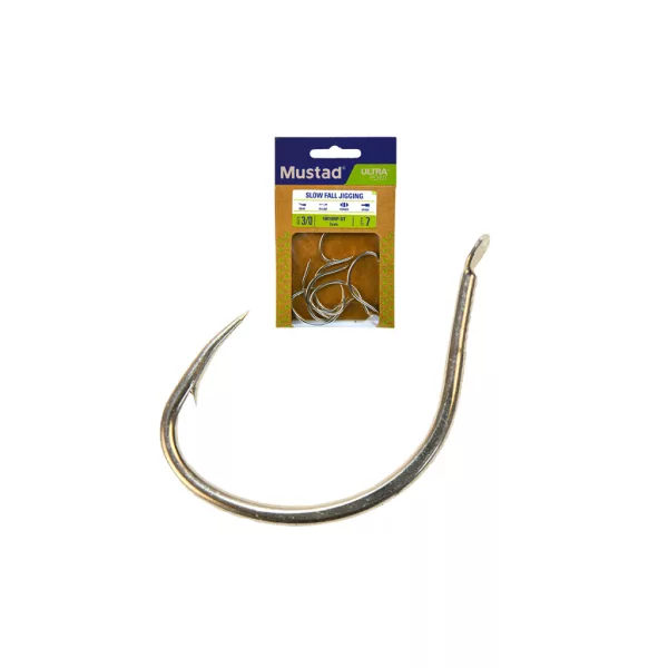 Mustad Light Slow Fall Jigging Assist 2/0 Háček 7ks