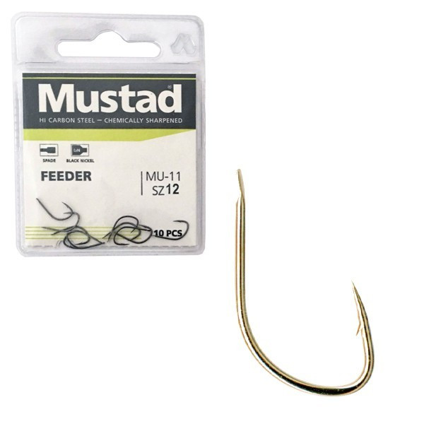 Mustad Ultra NP Feeder 16 bez očka, s protihrotem, kaprový háček 10ks