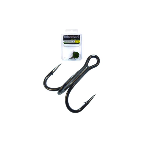 Mustad Needlepoint Treble Hook 1/0 Trojháček 5ks