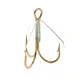 Mustad Weedless Treble Bronze Trojháček 5ks