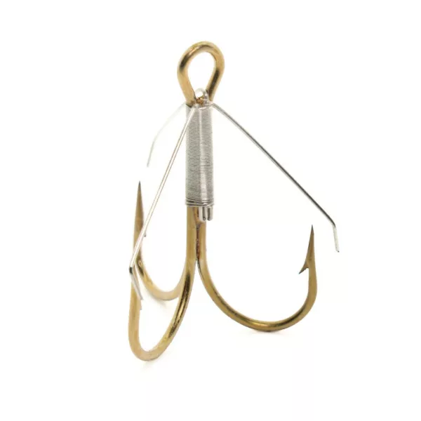 Mustad Weedless Treble Bronze Trojháček 5ks