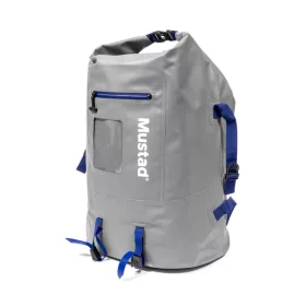   Mustad Daybreak Dry Roll-Up Back Pack 40l Šedo-Modrý Voděodolný Batoh