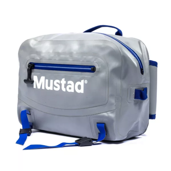 Mustad Daybreak Tactical Pack Šedo-Modrá Voděodolná Taška