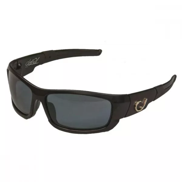 Mustad HP Polarizační sluneční brýle - Černý rámeček, Kouřové čočky