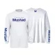 Mustad Light Grey Brand Longsleeve UV S Dlouhý Rukáv Tričko