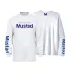 Mustad Light Grey Brand Longsleeve UV XL Dlouhý Rukáv Tričko
