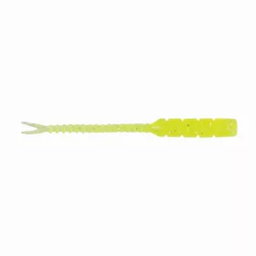   Mustad Aji Hellgramite 5,08cm Průhledná Chartreuse Plastová Návnada 12ks