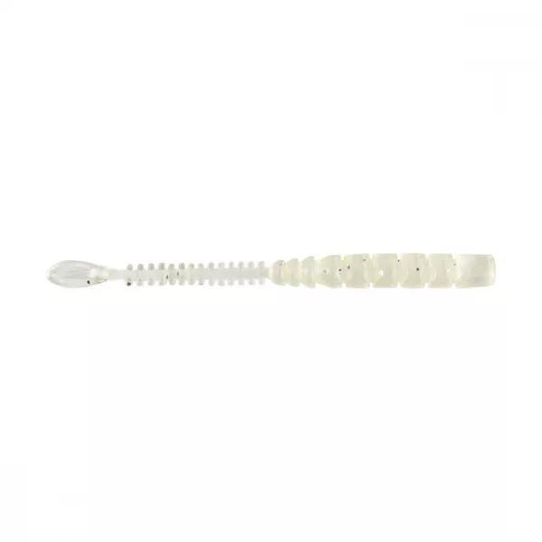 Mustad Aji Beaver Tail 6,35cm Bílá Luminiscenční Plastová Návnada 12ks
