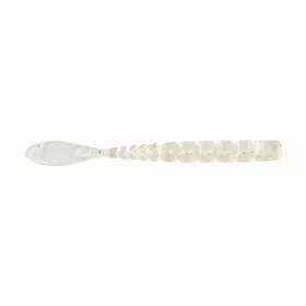  Mustad Aji Fish Tail 5,08cm Průhledné Duhové Třpytky Plastová Návnada 12ks