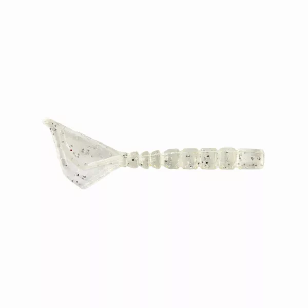 Mustad Aji Parachute Tail 4,31cm Čirá Duhová Třpytivá Plastová nástraha 12ks