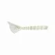 Mustad Aji Parachute Tail 4,31cm Čirá Luminiscenční Stříbrná Třpytivá Plastová nástraha 12ks