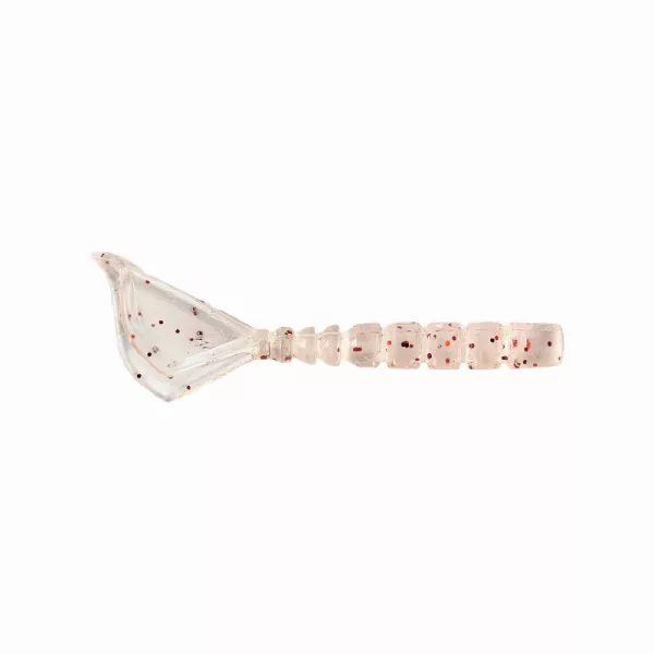 Mustad Aji Parachute Tail 4,31cm UV Čirá Červená Třpytivá Plastová nástraha 12ks