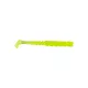 Mustad Aji Paddle Tail 5,08cm Průhledná Chartreuse Plastová Návnada 12ks