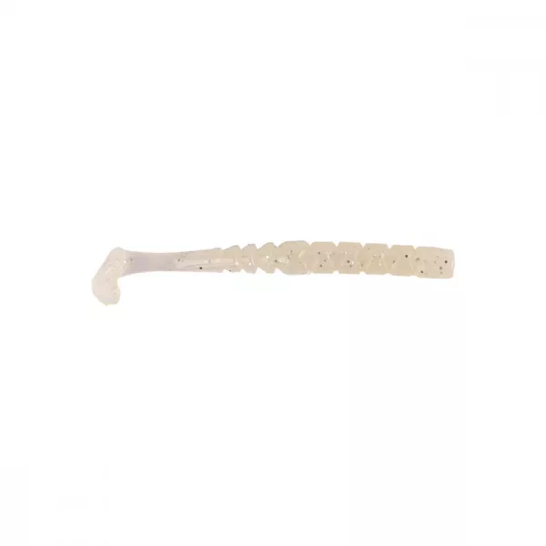 Mustad Aji Paddle Tail 5,08cm Bílá Luminiscenční Plastová nástraha 12ks