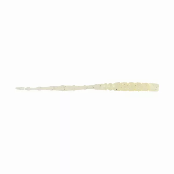 Mustad Aji Straight Tail 7,62cm Bílá Luminiscenční Plastová nástraha 12ks