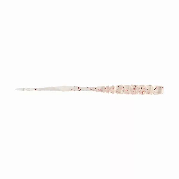 Mustad Aji Straight Tail 7,62cm UV Čirá Červená Třpytivá Plastová nástraha 12ks