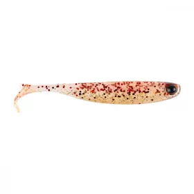   Mustad Mezashi Z-Tail Minnow 7,62cm Red Gold Glitter Plastová nástraha 6ks