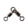 Mustad Power Trojcestný obratlík 4 5ks Dvojitý obratlík