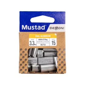 Mustad Oval Aluminium Sleeve 1,8mm krimpovací objímka 25ks