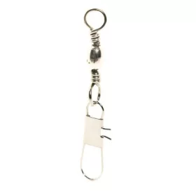   Mustad Barrel Swivel With Interlock Snap 2/0×B6 6ks Obratlík