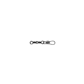  Mustad Barrel Swivel With Interlock Snap Black Nickel 3 obratlík 10ks
